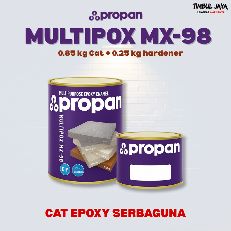 Cat Epoxy Propan Multipox MX98 1 Liter / Epoxy Cat Lantai Semen / Epoxy Cat Keramik / Epoxy Lantai R