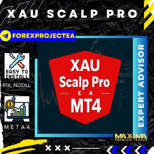 Robot Trading XAU SCALP PRO  EA MT4 v30 FIX NODLL Expert Advisor