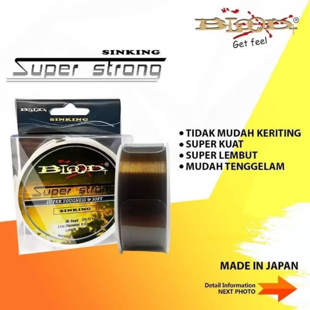 Senar Pancing Blood Super Strong 150M