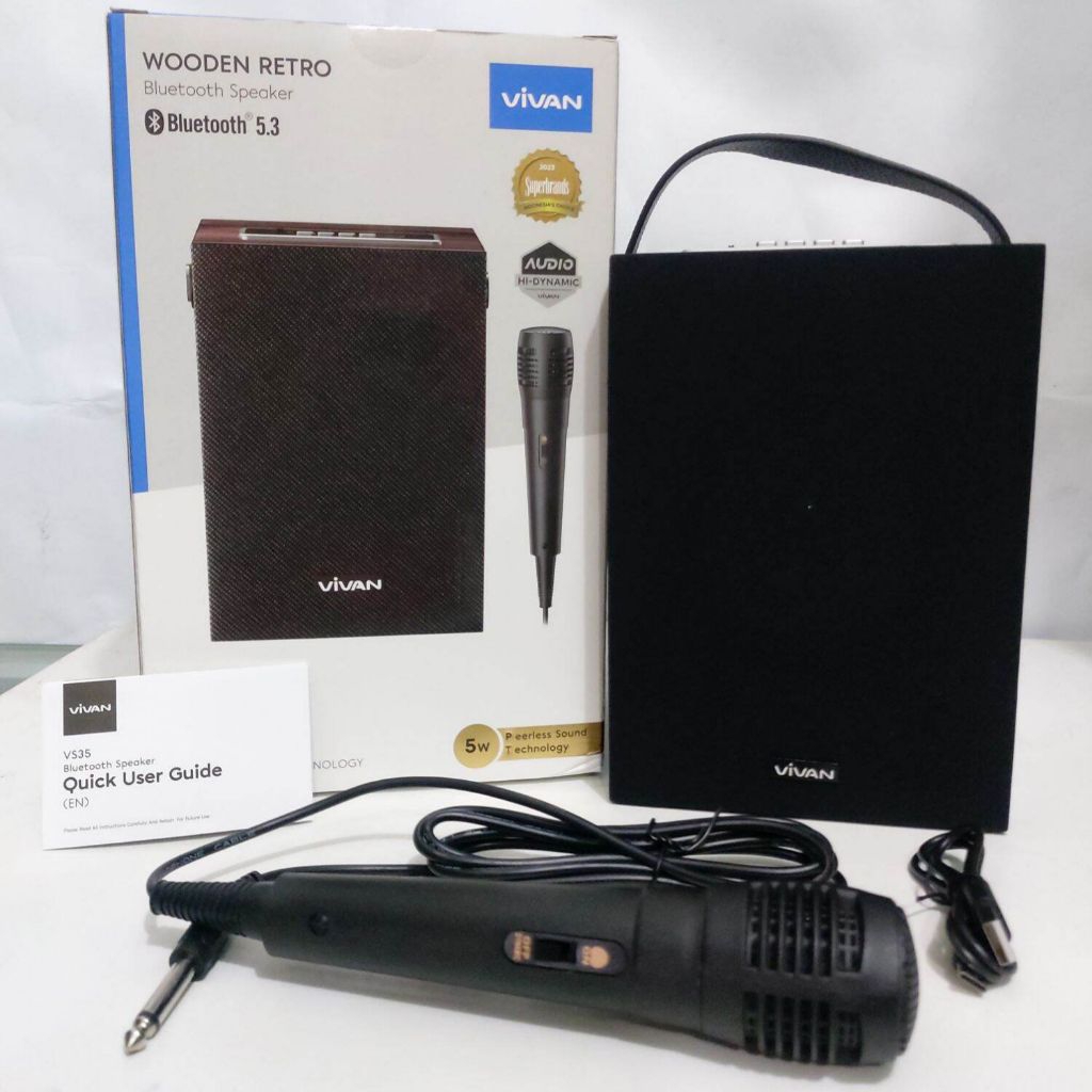 Bluetooth Speaker Vivan V35 bekas (Like New)