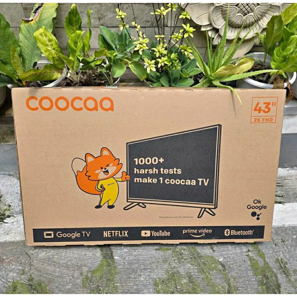 Coocaa Tv 43z65 Google Tv Full HD Youtube Netflix Digital Bluetooth