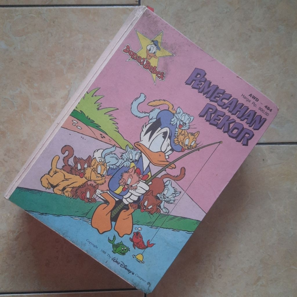 Bundel Hardcover Komik Lebar Donal Bebek Isi 40 Nomor 484 430 533 460 . . . Original