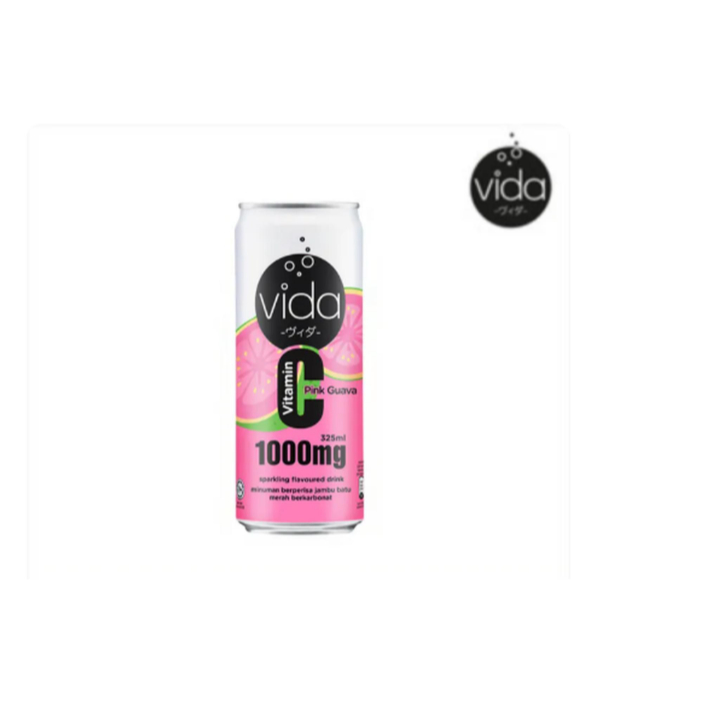 VIDA Vitamin C Sparkling Pink Guava Flavour