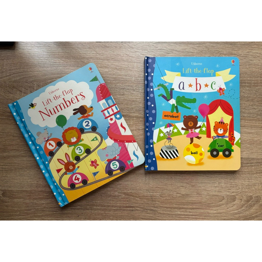 Usborne Lift-the Flap-Book Preloved Original ABC / Alphabet / Numbers