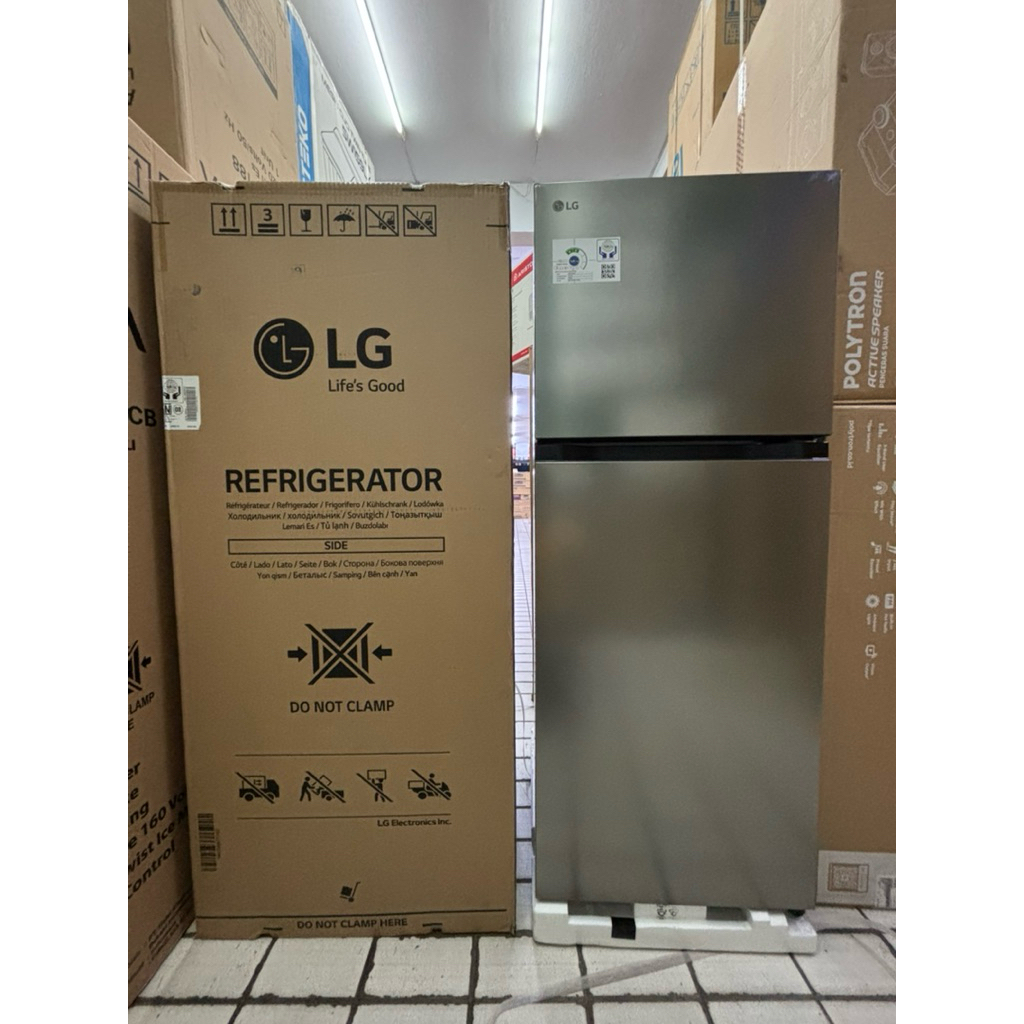 KULKAS LG GN-B212PFNF (225L) KULKAS LG 2 PINTU SMART INVERTER KOMPRESOR GARANSI 10 TAHUN