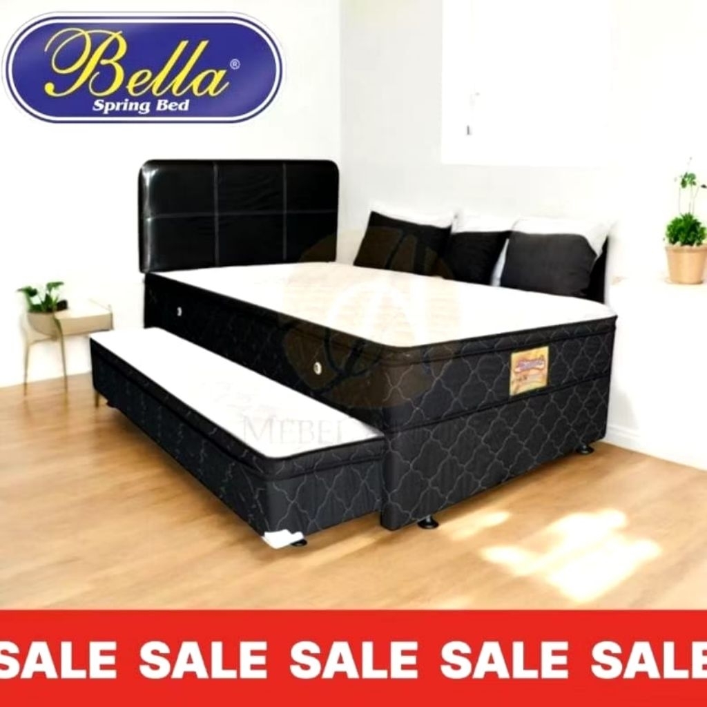 Set sorong Springbed Bella 2in1 Diamond 100 120 140 Promo Murah sorong anak