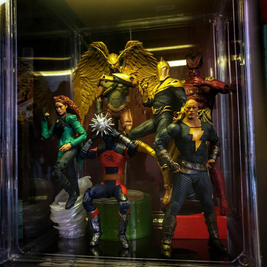 Mcfarlane Black Adam Hawkman Sabbac Dr Fate Cyclone Atom SET of 6