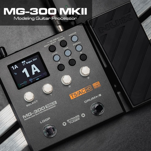 NuX MG-300 MKII Multi Efek Gitar Digital 32 Bit