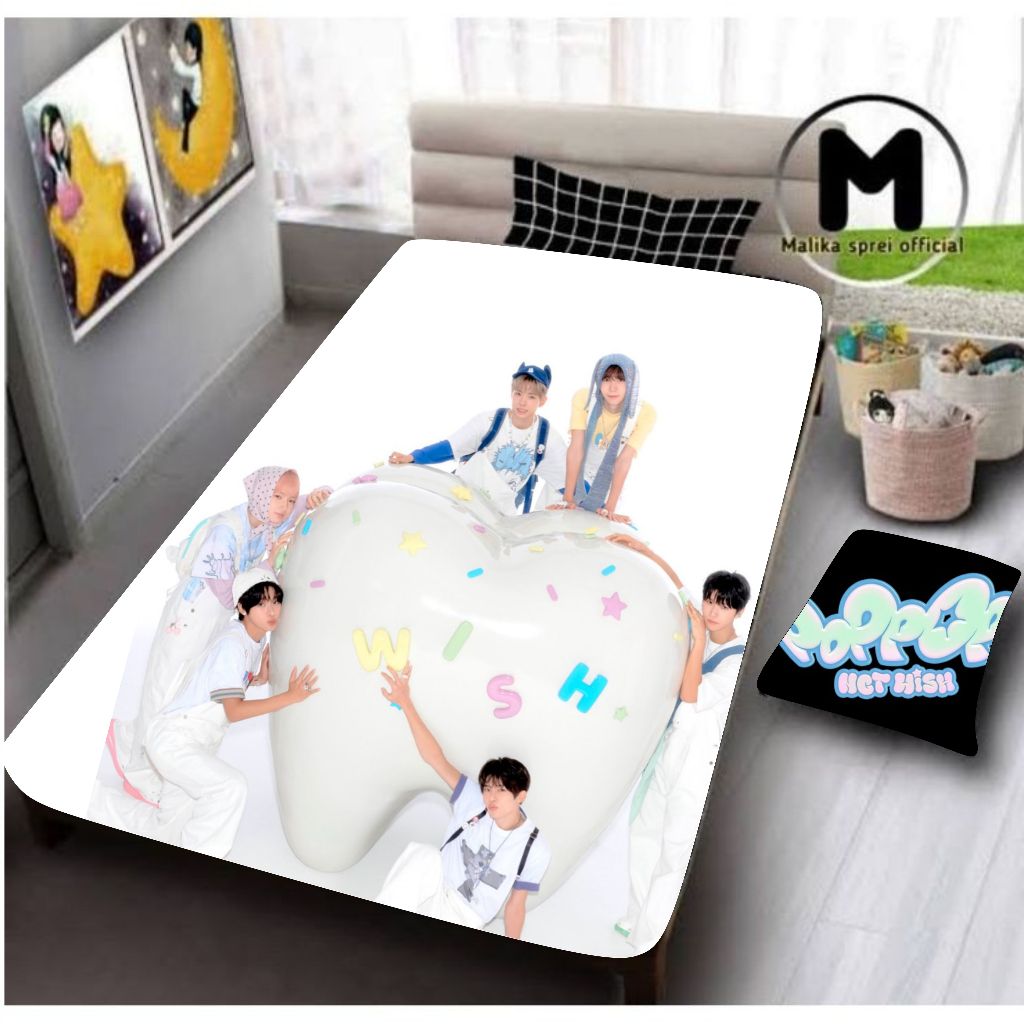 SPREI CUSTOM GAMBAR SIZE NCT WISH TOOTHFAIRY