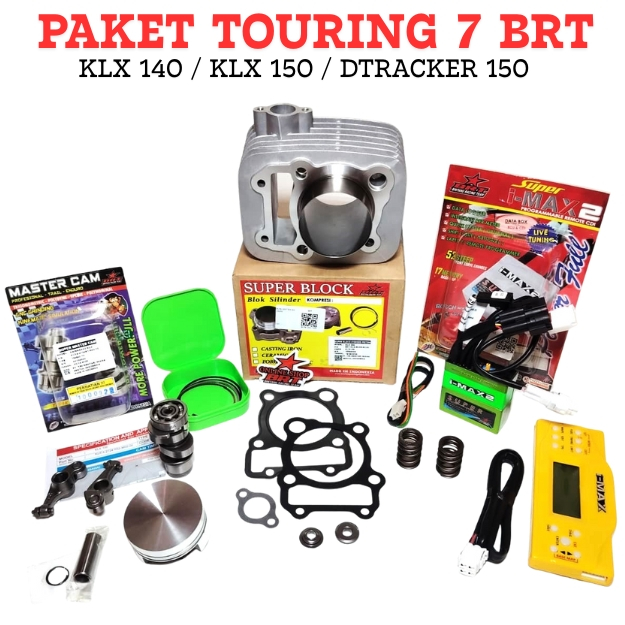 PAKET TOURING 7 BRT KLX 140 KLX 150 DTRACKER 150 Paket Bore Up Racing BRT KLX D TRACKER