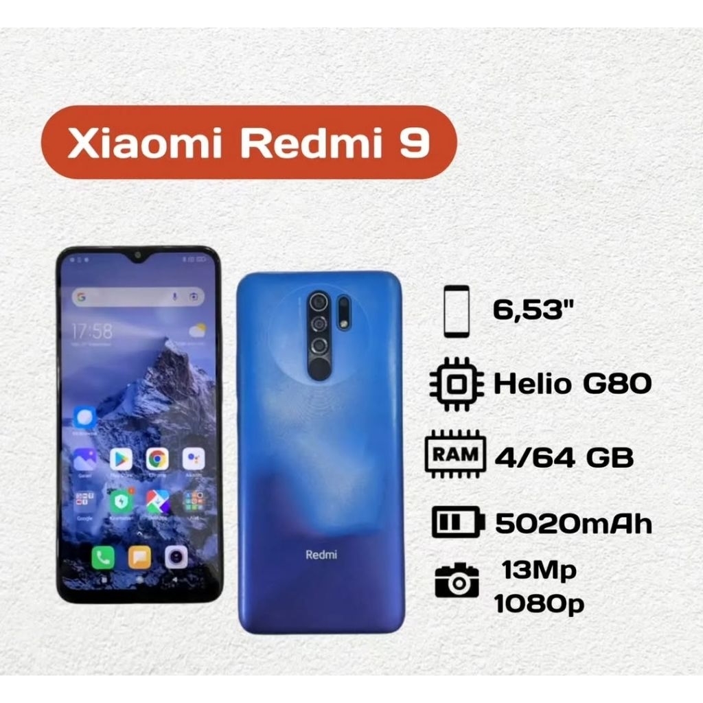 Xiaomi Redmi 9 4/64 GB Second