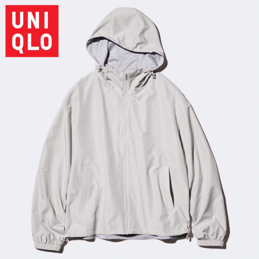 UNIQLO Women Jaket Wanita Parka Reversible Water Repellent