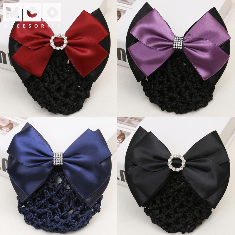 Jepit Hairnet Cepol Perawat Hairnet Pita Permata Pramugari Konde Rambut Wanita MCO AR220