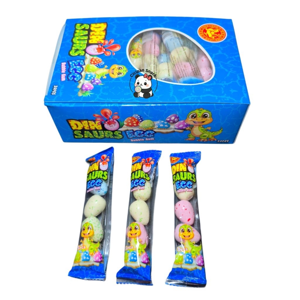 CLJ DINOSAURUS EGG BUBBLE GUM BOX ISI 30