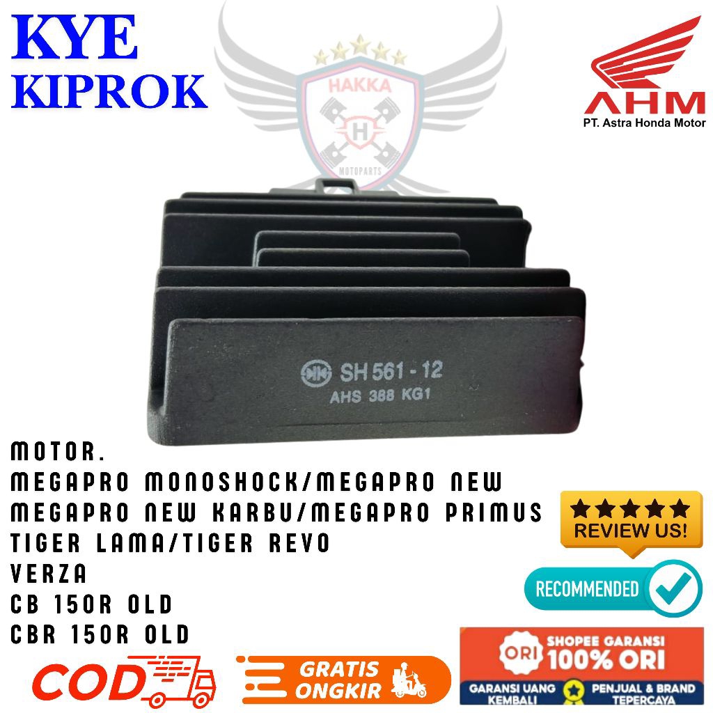 KYE ORIGINAL KIPROK HONDA MEGAPRO NEW MONOSHOCK, KIPROK HONDA MEGAPRO PRIMUS,, KIPROK HONDA TIGER NE