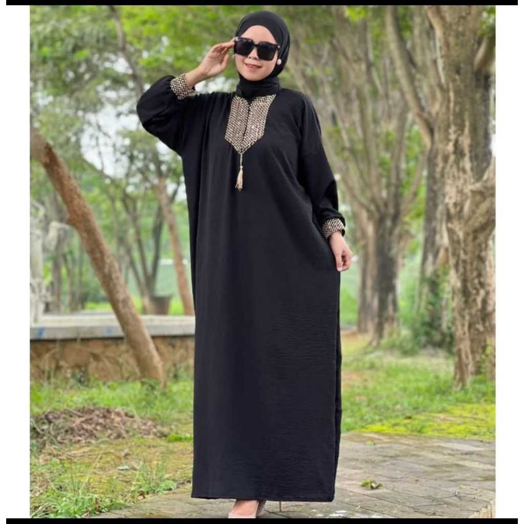 Gamis Kaftan Modern//Gamis Sultan Renda Mewah