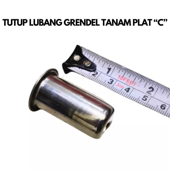 GROSIR TERMURAH Tutup Grendel Tanam Cover Flushbolt Dust Soket Tutup Lubang Grendel C BAGUS CSA