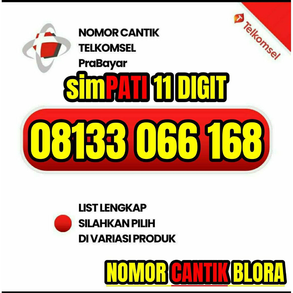 Nomor Cantik Telkomsel - Nomor Cantik Simpati - Nomor Cantik Telkomsel Simpati - Nomer Cantik Telkom
