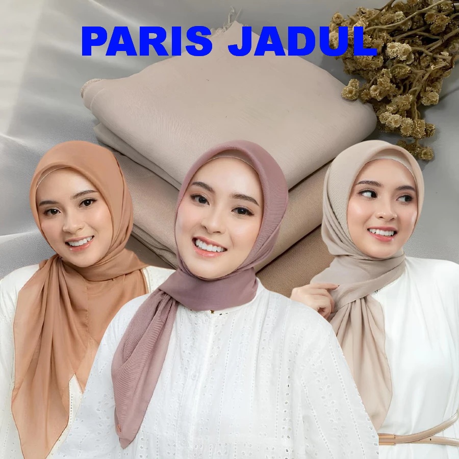 GROSIR MIN 2 - Hijab Paris Jadul Premium Merk Red Rose Varisha
