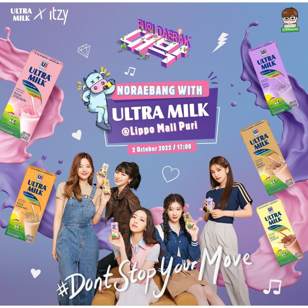 itzy x ultra milk