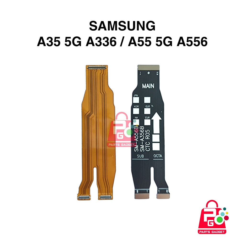Flexible Mainboard Samsung A35 5G A356 A55 5G A556 Flexi Penghubung Sub Board Mesin