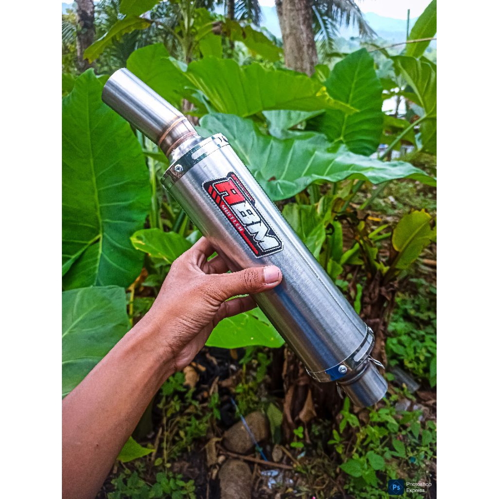 Silincer Inlet 38 Out 38 Inlet 38/45/50 Original ABM Muffler Bebas Request Gantungan