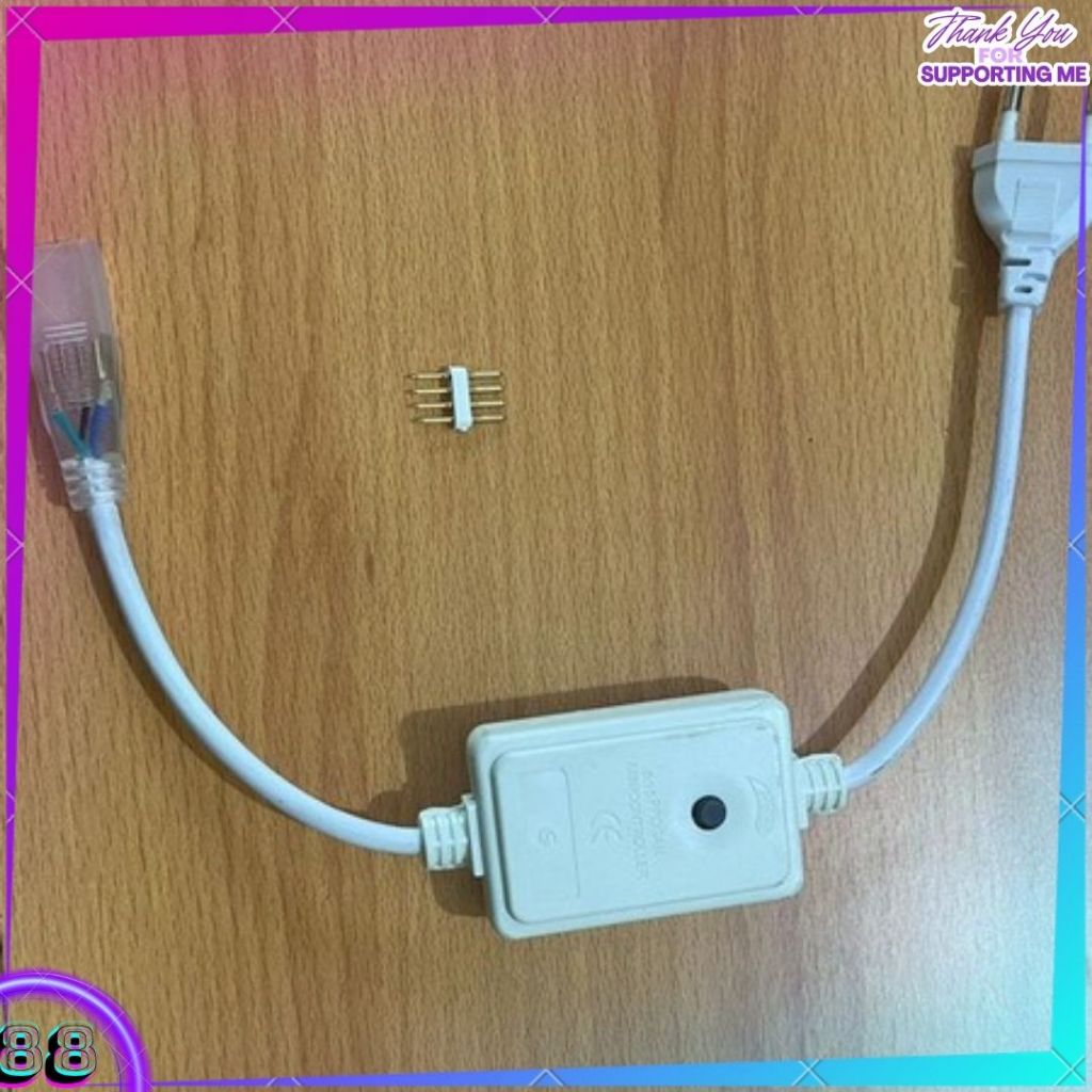 Soket Lampu Selang Rgb Led 5050 X16 Variasi Runing 4pin / 4jalur