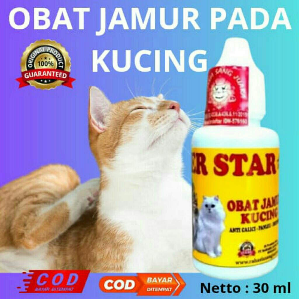 SUPER STAR – Obat Jamur Kucing Tetes 30ml