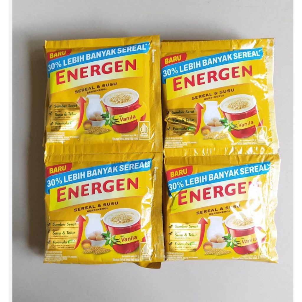 Energen Vanila 1 Renceng isi 10 pcs
