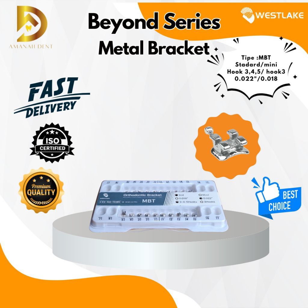 Metal bracket beyond series MBT / orthodontics bracket AO style / bracket metal westlake