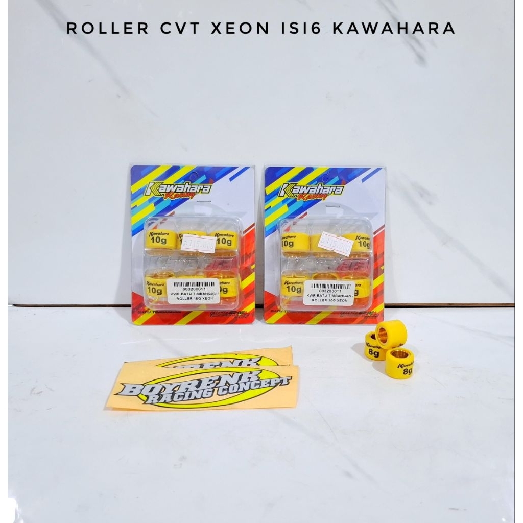ROLLER CVT NMAX AEROX XEON MIOM3 8 10 11 12 gram KAWAHARA -BOYRENK