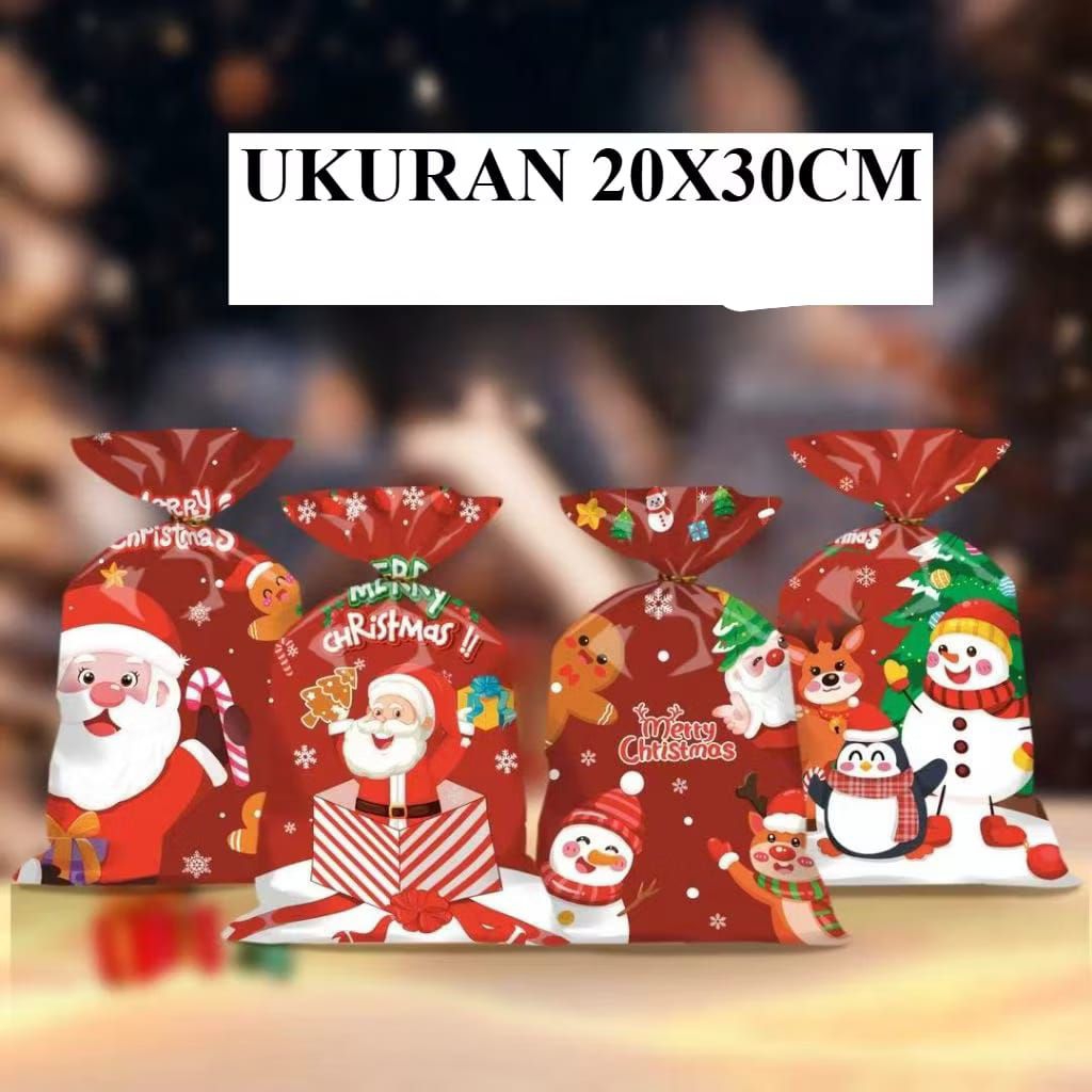 Plastik Parcel Natal Hampers Christmast