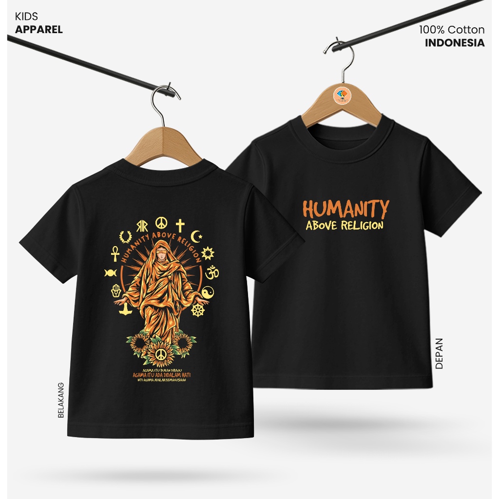 Baju Kaos Setelan Distro Anak Laki Laki Depan Belakang Keren Usia 3 - 10 Tahun - Kidswear Motif Plur