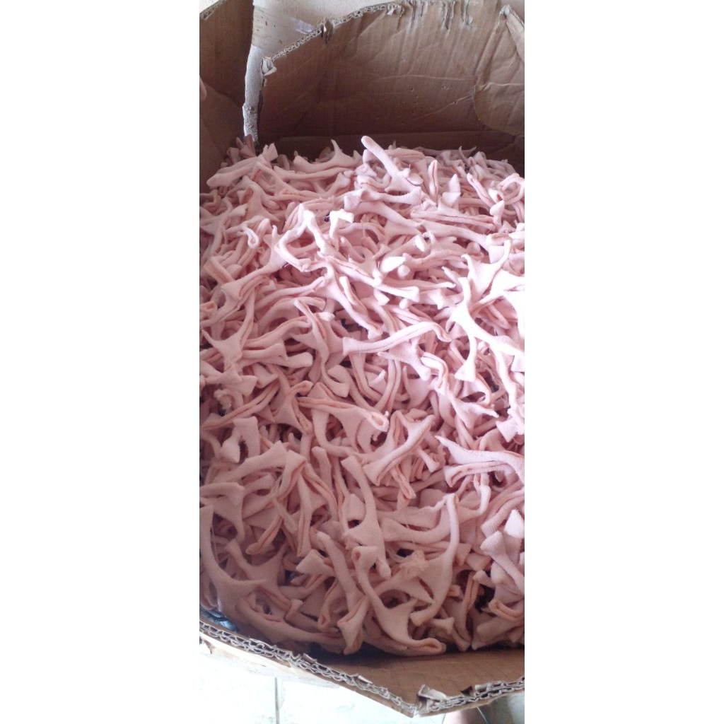 kain potongan sisa jahitan kaos kaki, 5 ribu perkilo