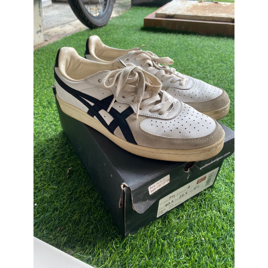 Prelove Onitsuka Tiger GSM White Black 40.5 Unisex