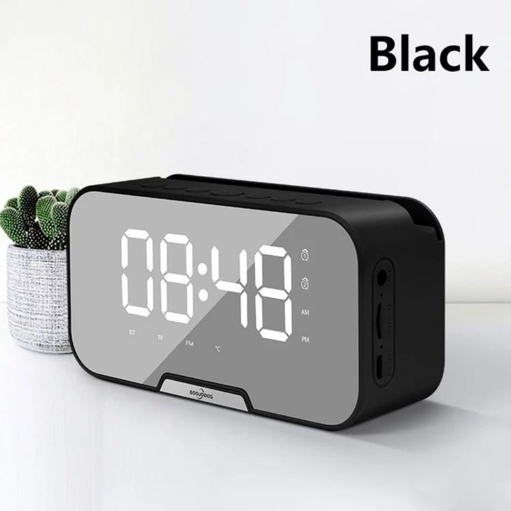 GOOJODOQ speaker bluetooth alarm clock