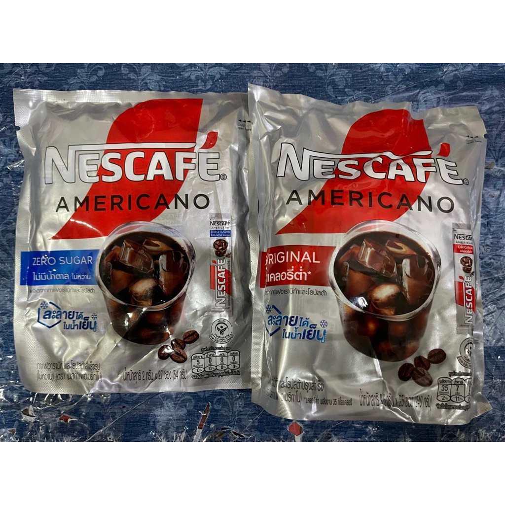 Kopi Nescafe Americano Original Zero Sugar