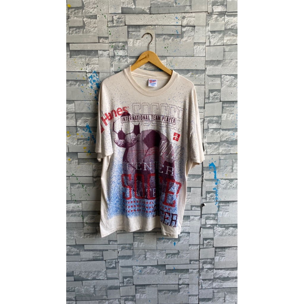 vintage hanes tshirt soccer