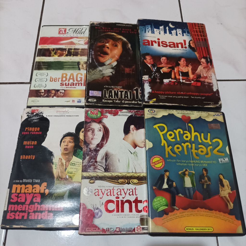 Paket Take All VCD DVD Original Film Indonesia