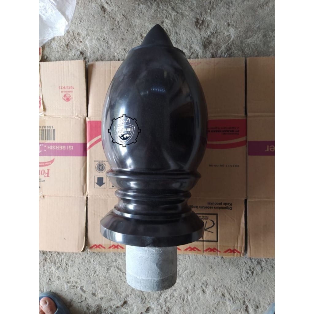 NISAN PATOK BULAT BATU GRANIT ANDESIT MURAH/MAESAN PATOK BULAT ATAU PLENTON/PATOK MAKAM BENTUK BULAT