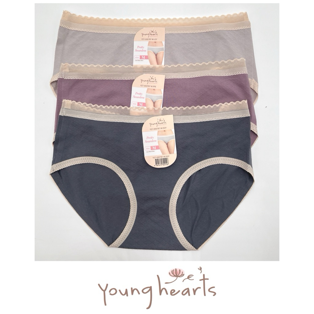 CODE PYH787 (Panty Young hearts size M, L, XL) SEAMLESS