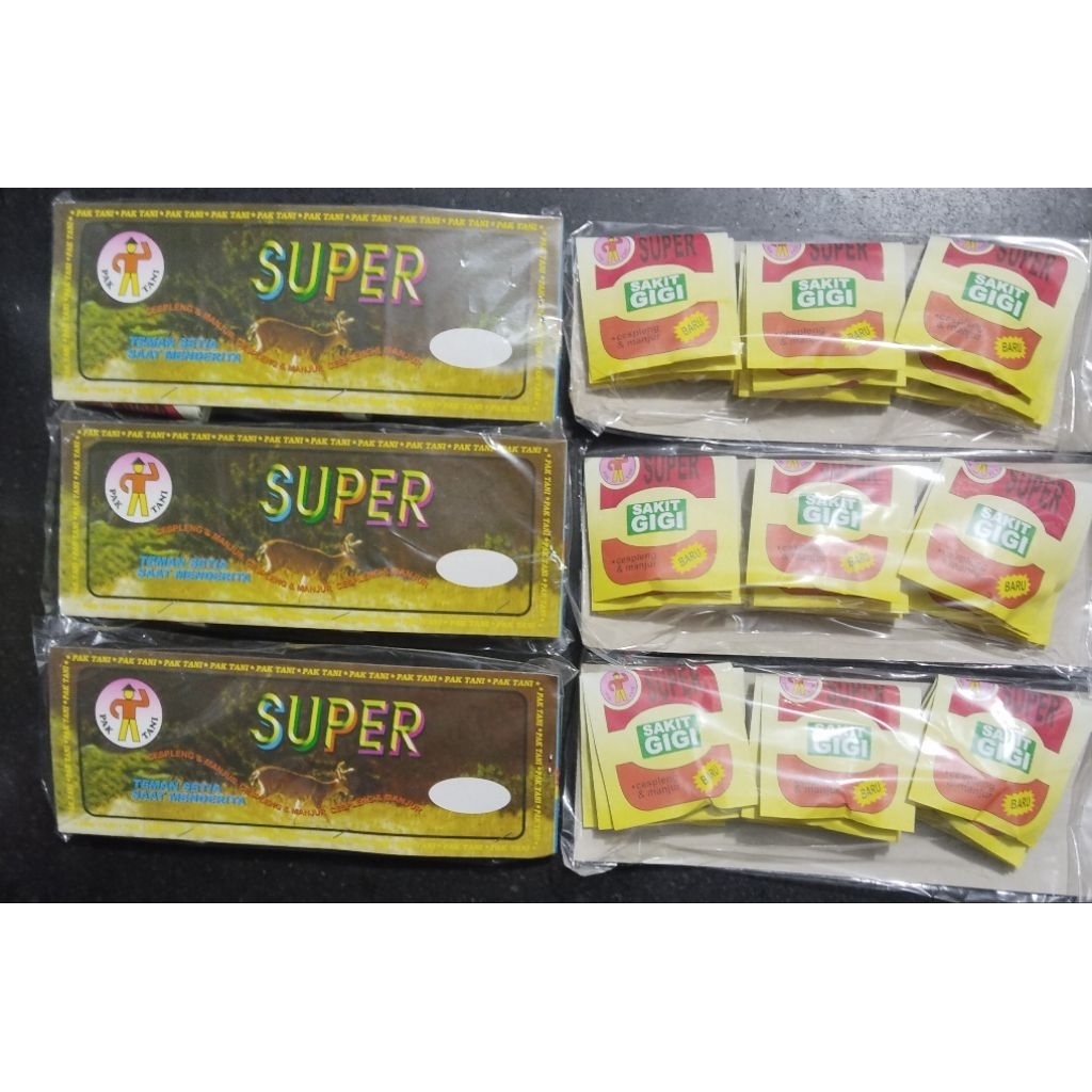 super gigi pak tani / pil sakit gigi pak tani