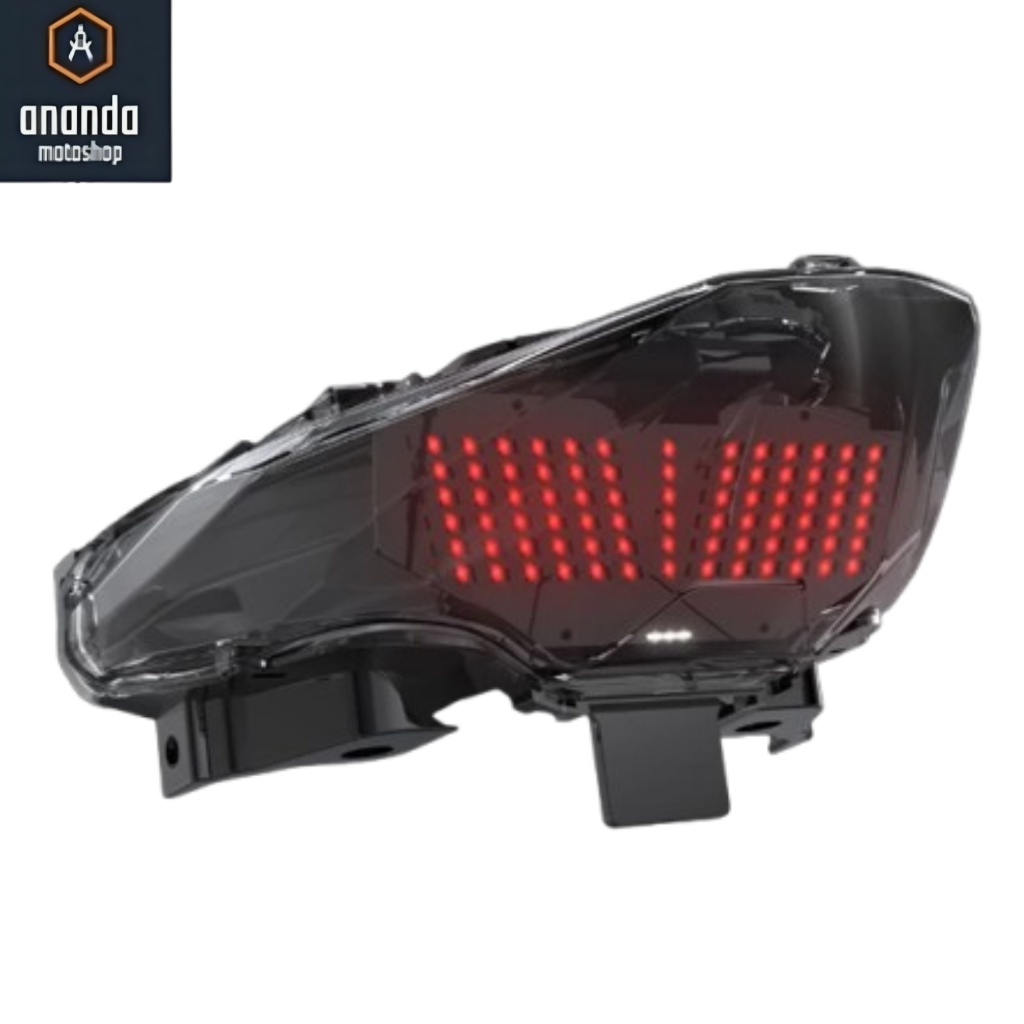 Stop Lamp Custom Colosseum 8 Mode LED  Smoke Visor (YXZX T-5672 V3) HONDA BEAT FI 2020-2024
