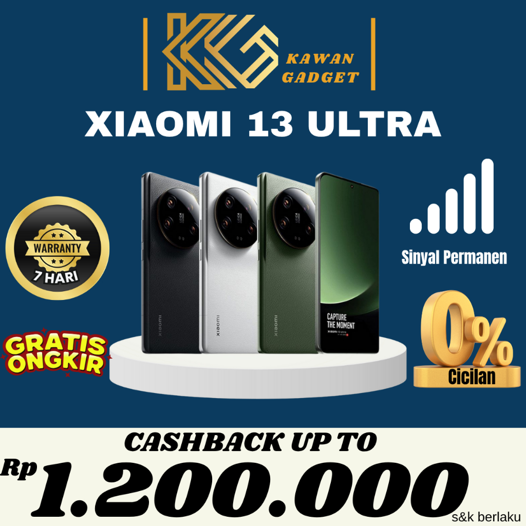MI | Xiaomi 13 Ultra 12/512GB 12/256GB Second Resmi Original (Beacukai)
