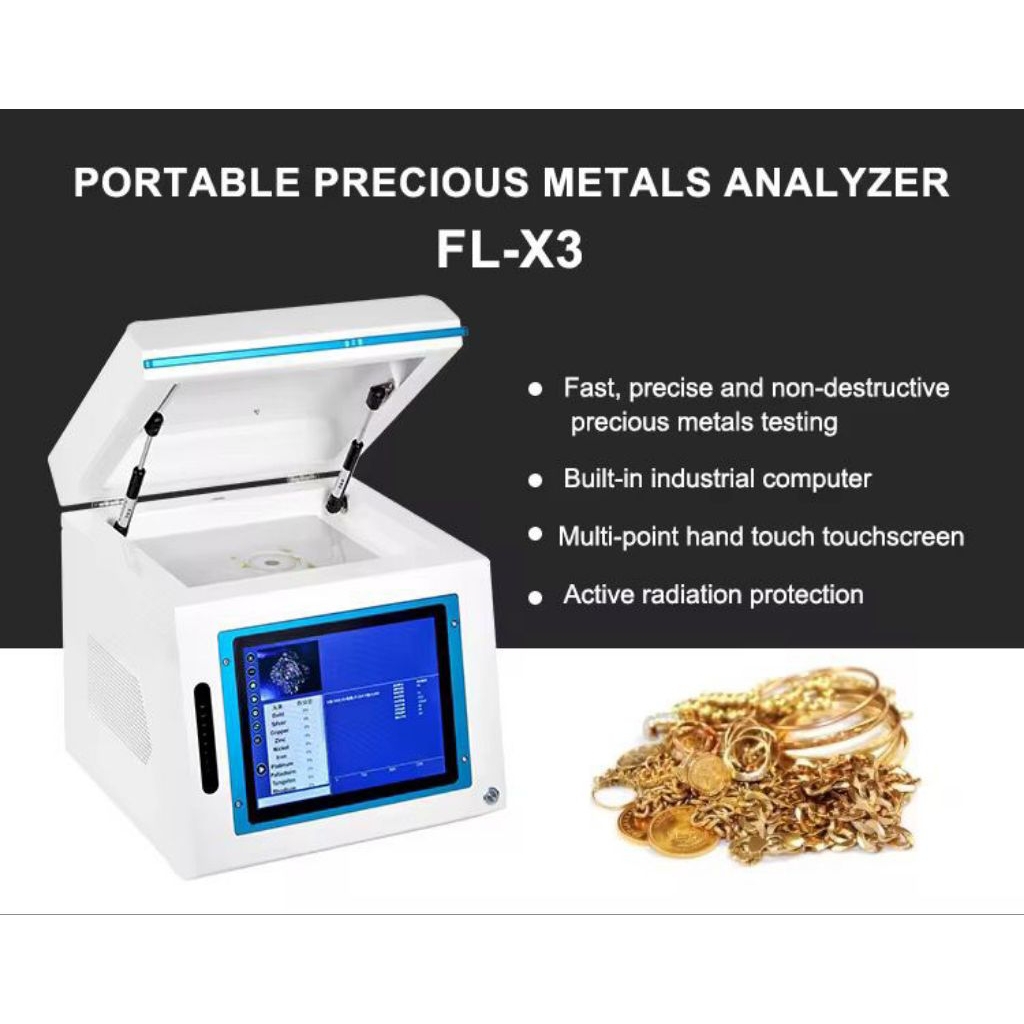 High Precision Metal Analyzer New Portable XRF Gold Testing Machine High Precious Metal Detector Pur