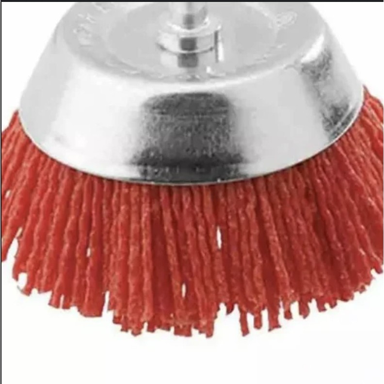 Nylon Cup Brush (Bor 3") INGCO WB30755 Sikat Mangkok Abrasive Plastik
