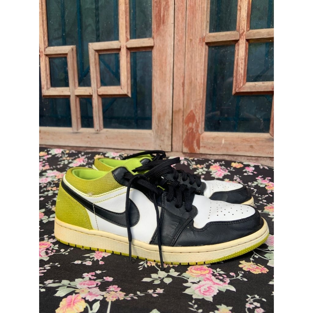 AIR JORDAN 1 LOW BLACK CYBER SECOND ORIGINAL SIZE 43