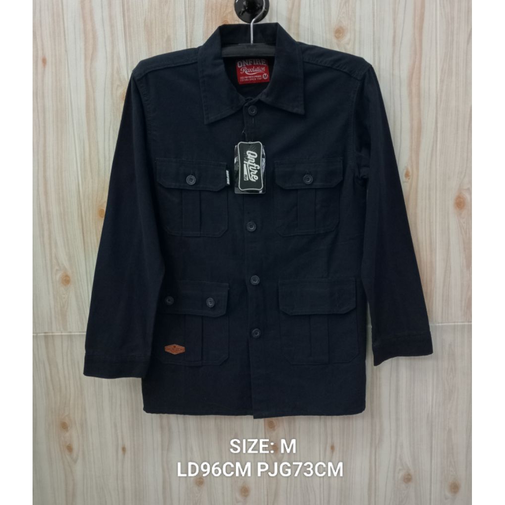 JACKET CANVAS PRIA JACKET SEMI PARKA PRIA JACKET DISTRO ONFIRE ORIGINAL