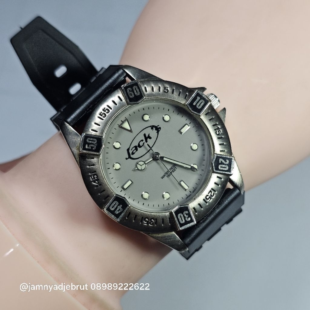 Jam Jack's Diver Vintage Grey Bekas
