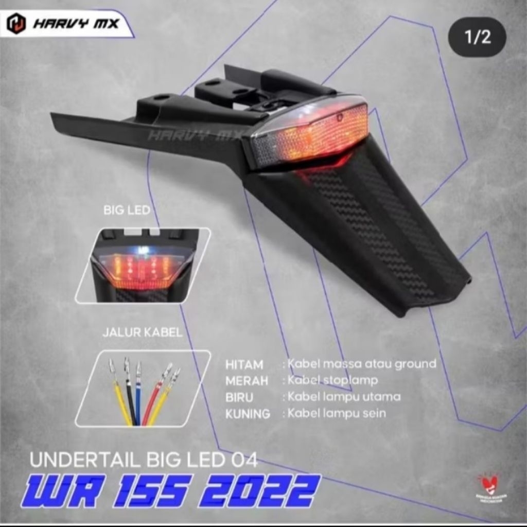undertail stoplamp hrv wr155 spakbor belakang hrv stoplamp undertail wr155 stoplamp hrv stoplamp wr1